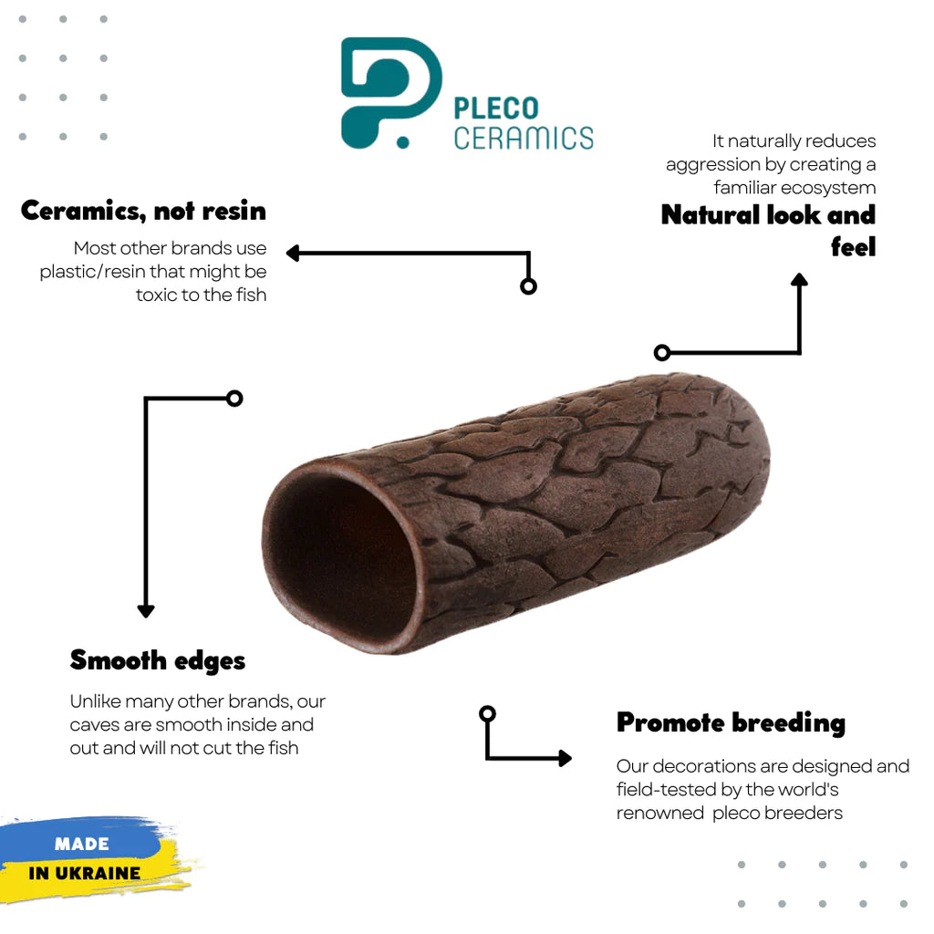 Pleco Ceramics Pleco Cave Small