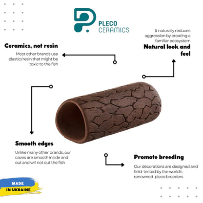 Pleco Ceramics Pleco Cave Medium